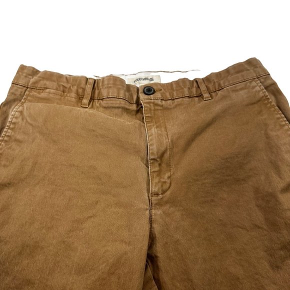 Goodthreads Men's 34x36 Pant 4 Pocket Slim Fit Khaki Good Preowned Condition - Picture 3 of 13